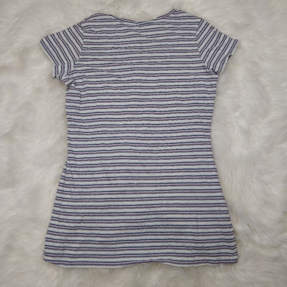 Jockey Short Sleeve T Shirt XL Striped Top - Picture 2 of 3